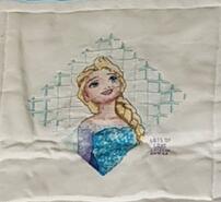 Cross stitch square for Jorja B's quilt