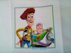 Cross stitch square for Cohen S's quilt