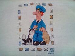 Cross stitch square for Zak L's quilt