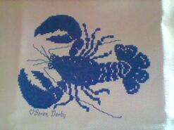 Cross stitch square for A's quilt