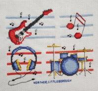 Cross stitch square for Nathan P's quilt