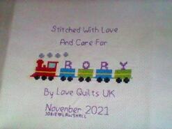 Cross stitch square for Rory P's quilt