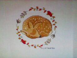 Cross stitch square for Miley D's quilt