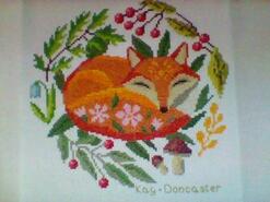 Cross stitch square for Bernard B's quilt