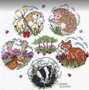 Cross stitch square for Bernard B's quilt