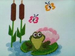 Cross stitch square for Bernard B's quilt