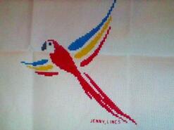 Cross stitch square for Grace O's quilt