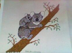 Cross stitch square for Fraser H's quilt