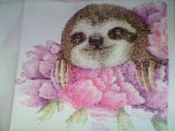 Cross stitch square for Desteni S's quilt