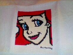 Cross stitch square for Ffion W's quilt