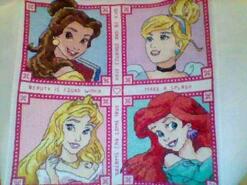 Cross stitch square for Ffion W's quilt