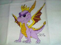 Cross stitch square for Phoenix's quilt