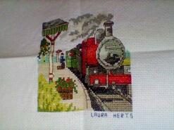 Cross stitch square for Leo C's quilt
