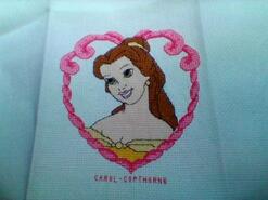 Cross stitch square for Lily D's quilt