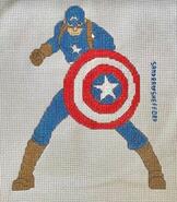 Cross stitch square for Joel W's quilt