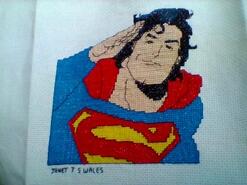 Cross stitch square for Joel W's quilt