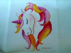 Cross stitch square for Maisie M's quilt