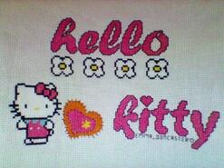 Cross stitch square for Layla A's quilt