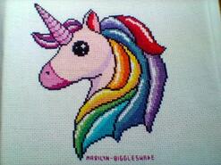 Cross stitch square for Daisy G's quilt