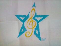 Cross stitch square for Edward T's quilt
