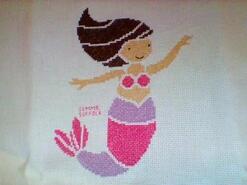 Cross stitch square for Daisy W's quilt