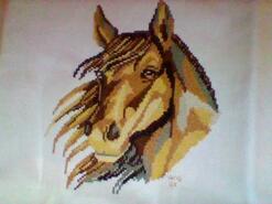 Cross stitch square for Araya N's quilt