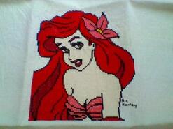 Cross stitch square for Abigail N's quilt