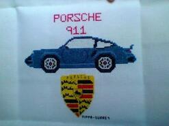 Cross stitch square