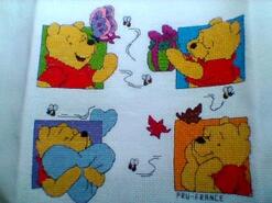 Cross stitch square for Rupert D's quilt