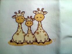 Cross stitch square for Oakley H's quilt