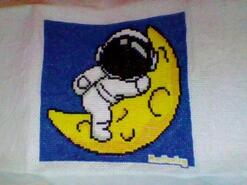 Cross stitch square for Abdurrahman S's quilt