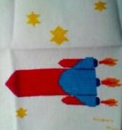 Cross stitch square