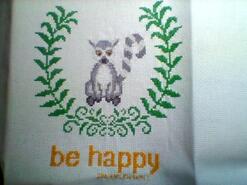Cross stitch square for Lincoln S's quilt