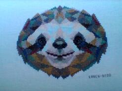 Cross stitch square for B's quilt