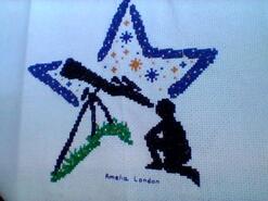 Cross stitch square