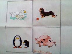 Cross stitch square for Henry C's quilt