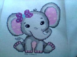 Cross stitch square for Heidi C's quilt