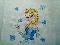 Cross stitch square for Lucas G's quilt