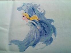 Cross stitch square for Lucas G's quilt