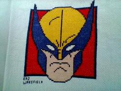 Cross stitch square for Arran R's quilt