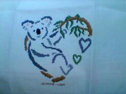 Cross stitch square for Thomas F's quilt