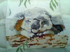 Cross stitch square for Thomas F's quilt