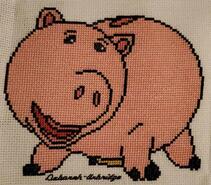 Cross stitch square for Ellis B's quilt