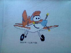 Cross stitch square for Jackson T's quilt