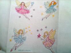 Cross stitch square for Felicity J's quilt