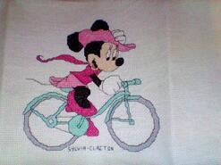 Cross stitch square for Vivie-Sienna's quilt