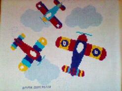 Cross stitch square for Joseph M's quilt