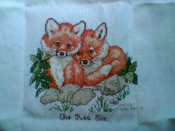Cross stitch square for Eliana F's quilt