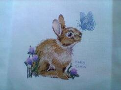 Cross stitch square for Eliana F's quilt