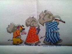 Cross stitch square for Ada S's quilt